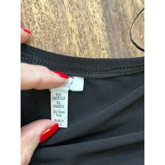 Cache Women's Black Sleeveless Halter Neckline Mini Dress Size Medium - Picture 4 of 10